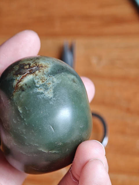 古玩玉器古玉珠真品鑒賞圖