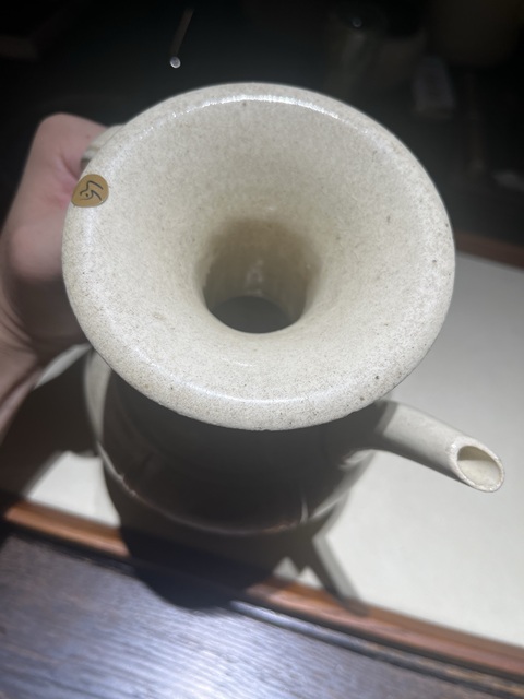 古玩陶瓷南宋青白釉瓜棱執壺真品鑒賞圖