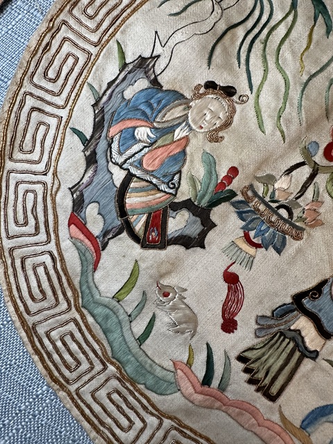古玩雜項繡真品鑒賞圖