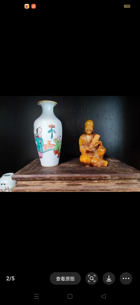 古玩雜項老撾田黃石擺件真品鑒賞圖