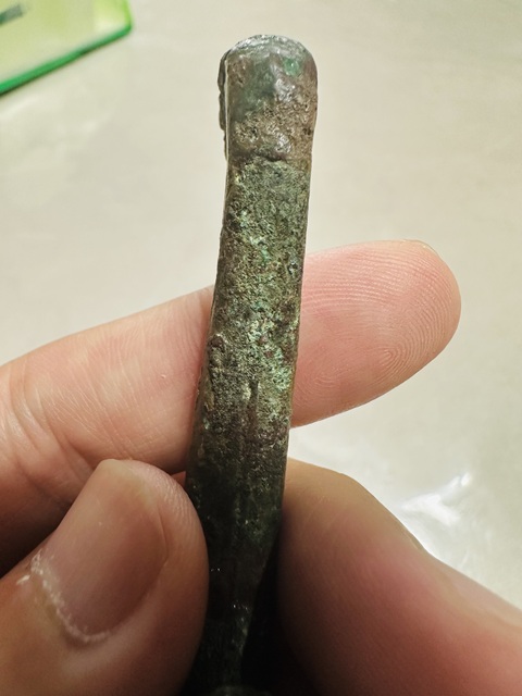 古玩銅器后錯青銅帶鉤真品鑒賞圖