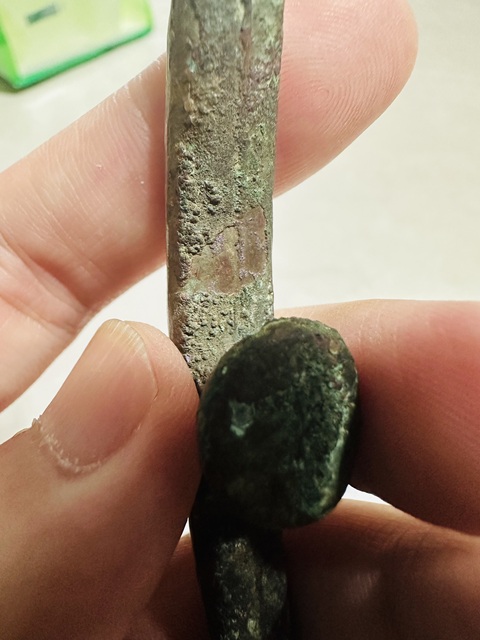 古玩銅器后錯青銅帶鉤真品鑒賞圖