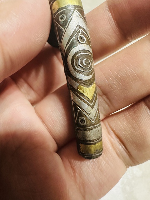 古玩銅器后錯青銅帶鉤真品鑒賞圖