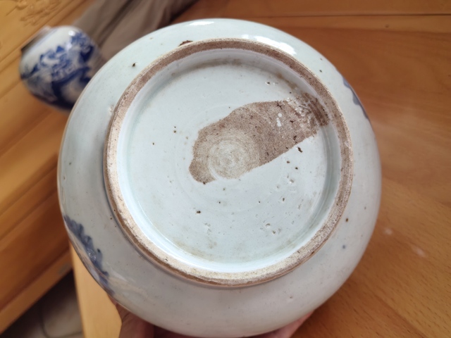 古玩陶瓷吉語紋青花香爐真品鑒賞圖