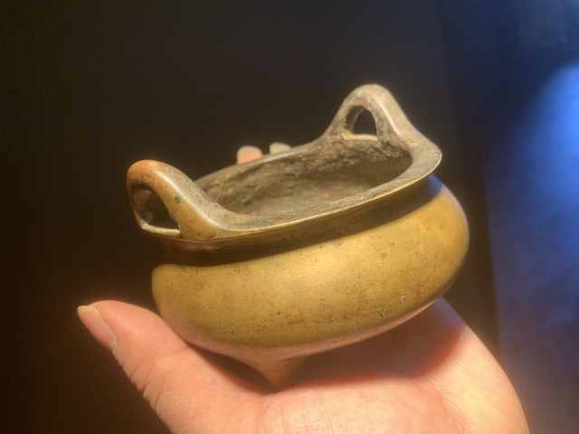 古玩銅器銅爐真品鑒賞圖