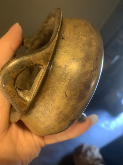 古玩銅器銅爐真品鑒賞圖