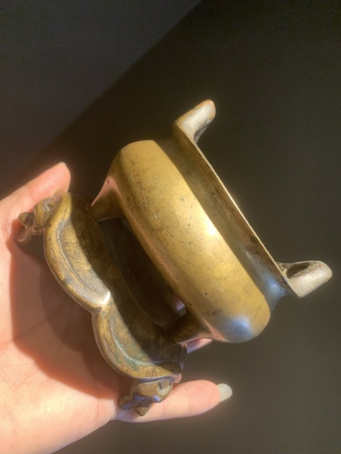 古玩銅器銅爐真品鑒賞圖