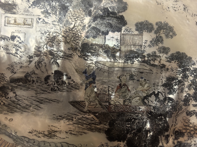 古玩雜項貝殼畫真品鑒賞圖