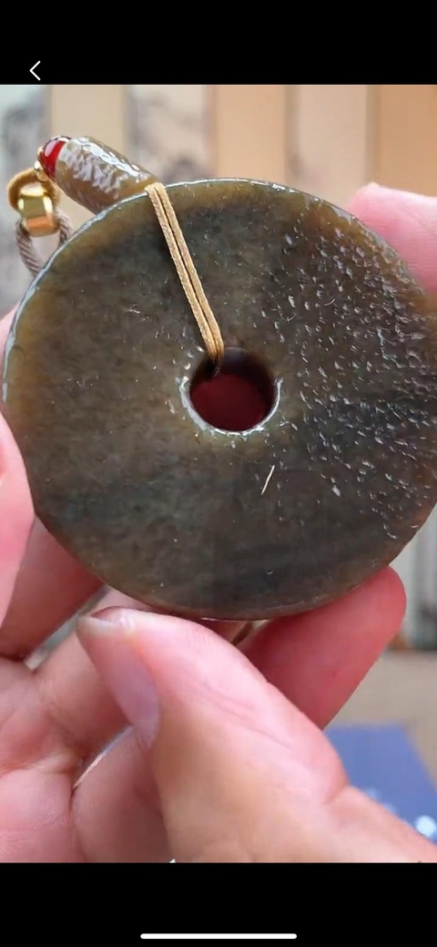 古玩玉器玉項(xiàng)鏈真品鑒賞圖