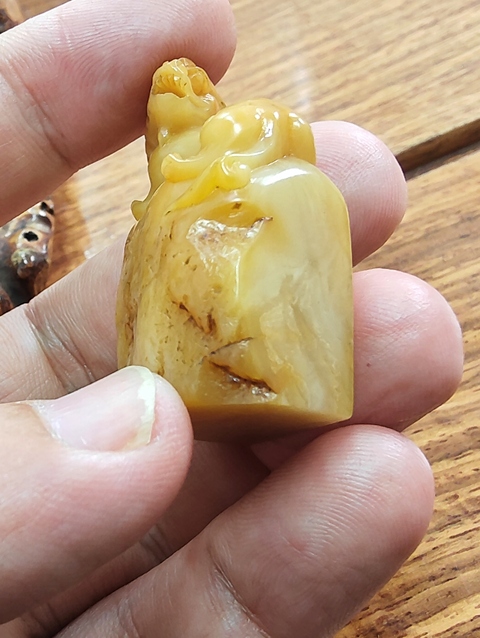 古玩雜項(xiàng)老撾石印章真品鑒賞圖