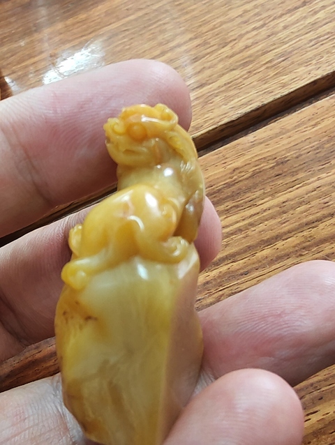 古玩雜項(xiàng)老撾石印章真品鑒賞圖