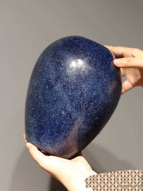古玩陶瓷宜鈞釉罐真品鑒賞圖