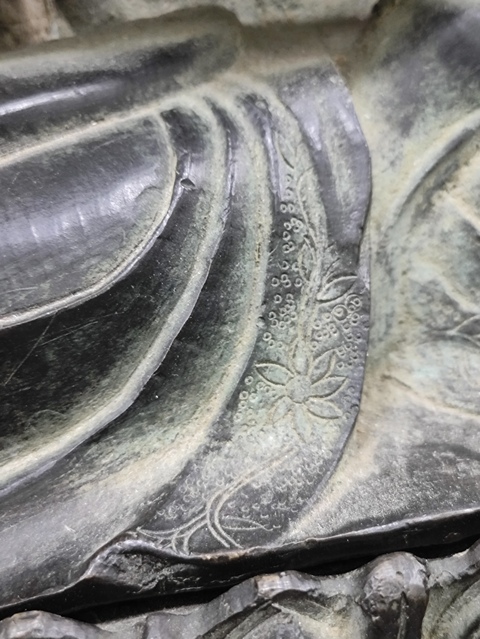 古玩銅器銅觀音真品鑒賞圖