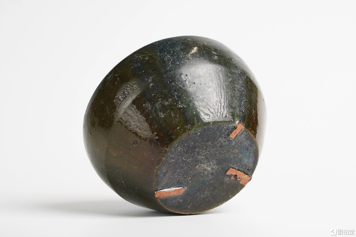 古玩陶瓷綠釉罐真品鑒賞圖