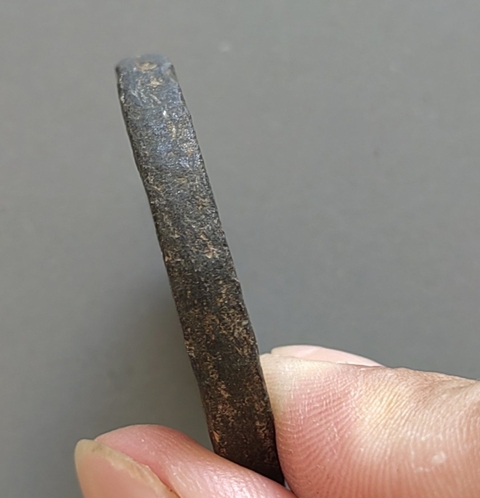 古玩錢幣乾封泉寶背策鐵錢真品鑒賞圖