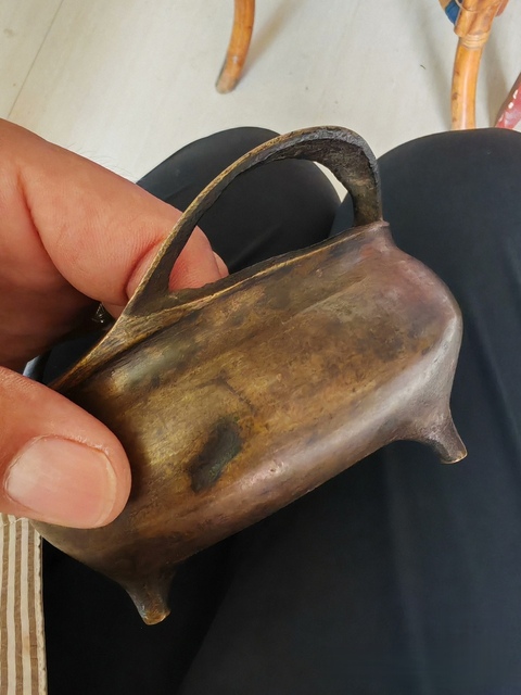 古玩銅器銅爐真品鑒賞圖