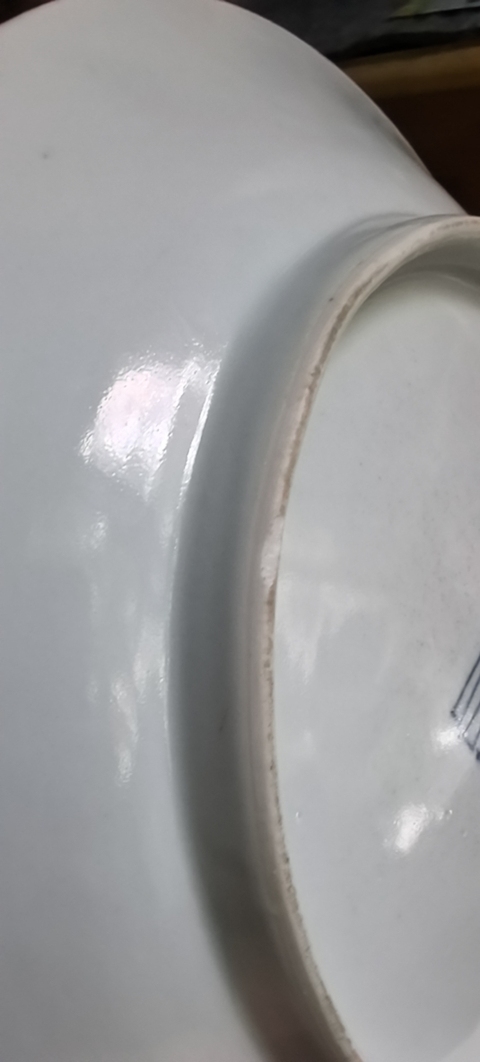 古玩陶瓷粉彩盤真品鑒賞圖