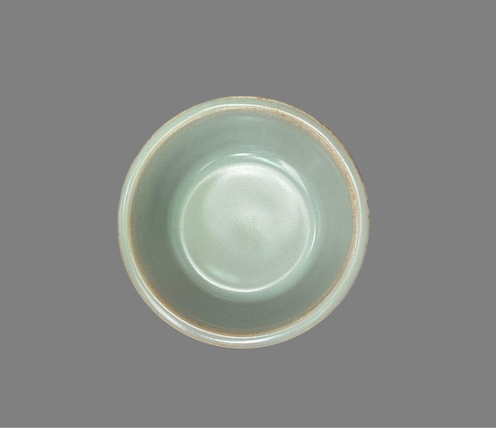 古玩陶瓷龍泉窯圓口洗真品鑒賞圖