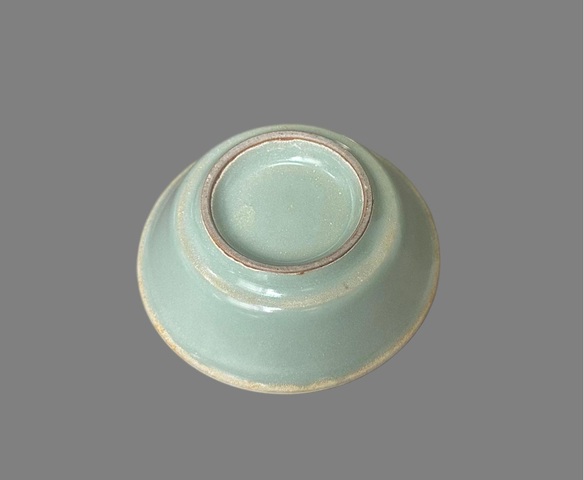 古玩陶瓷龍泉窯圓口洗真品鑒賞圖