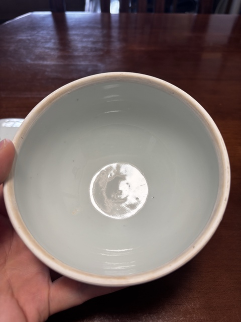古玩陶瓷粉彩花鳥紋溫鍋真品鑒賞圖