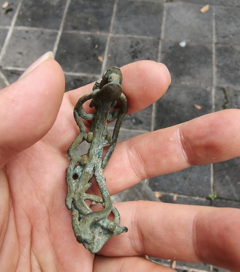 古玩銅器青銅龍真品鑒賞圖