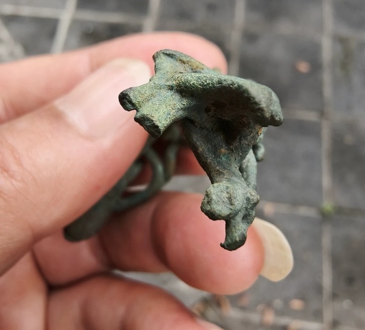 古玩銅器青銅龍真品鑒賞圖