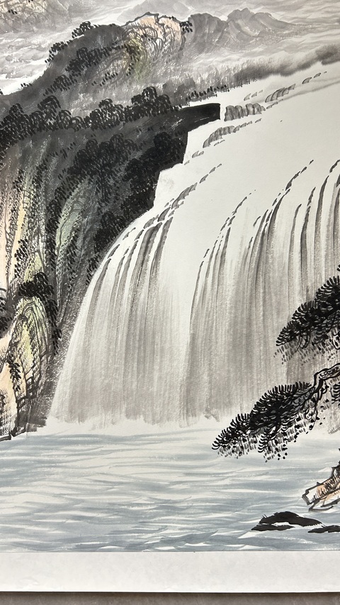 古玩字畫富春山圖真品鑒賞圖