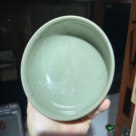 古玩陶瓷宋代河南青瓷缽真品鑒賞圖