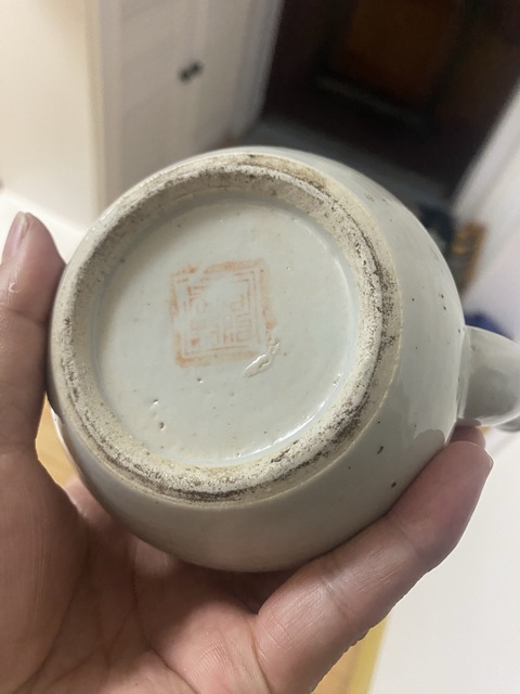 古玩陶瓷民國粉彩壺真品鑒賞圖