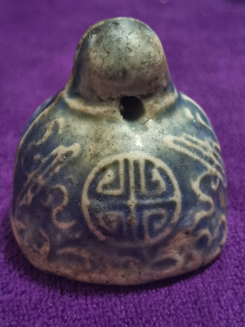 古玩陶瓷霽藍釉瓷權真品鑒賞圖