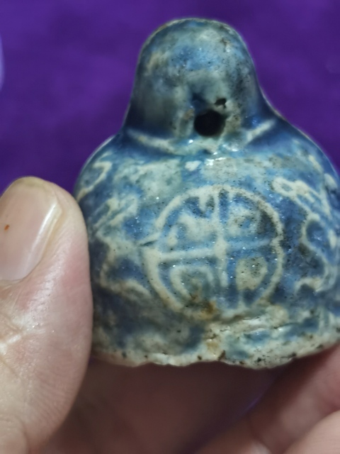 古玩陶瓷霽藍釉瓷權真品鑒賞圖