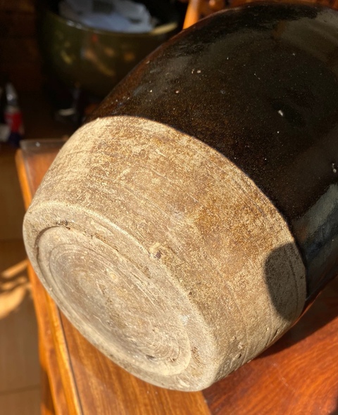 古玩陶瓷磁州窯黑釉梅瓶真品鑒賞圖