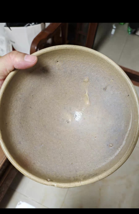 古玩陶瓷鈞窯碗真品鑒賞圖