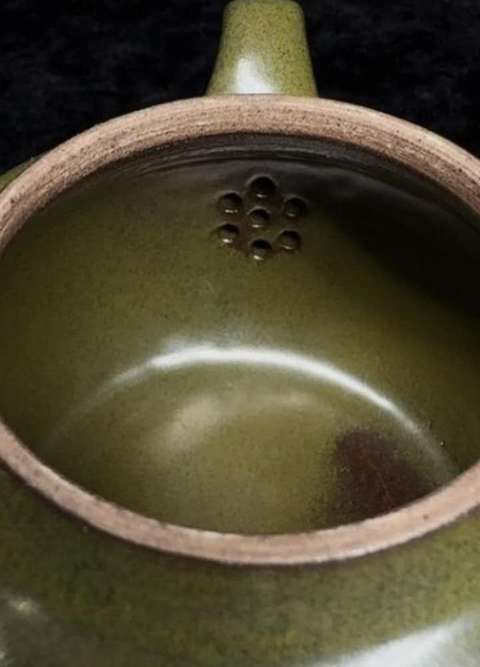 古玩陶瓷茶葉末壺真品鑒賞圖