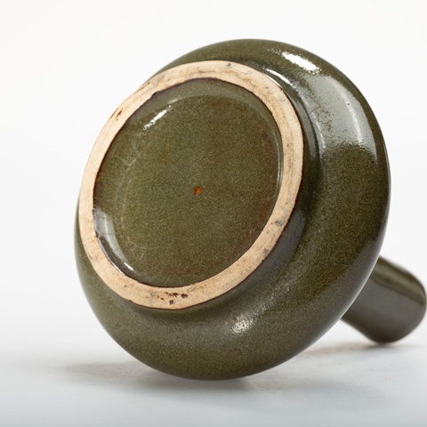 古玩陶瓷茶葉末釉荸薺瓶真品鑒賞圖