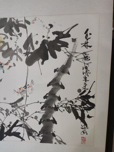 古玩字畫手工精裱河南名家燕姝旨 風竹麻雀拍賣,當前價格698元