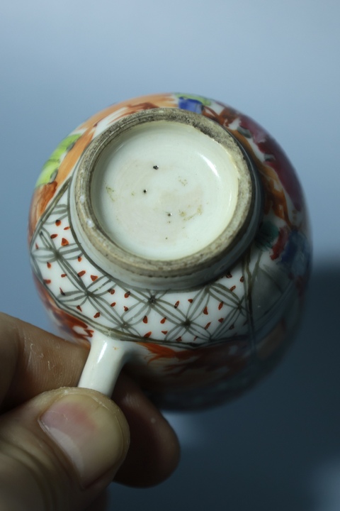 古玩陶瓷廣琺瑯人物故事紋馬克杯真品鑒賞圖