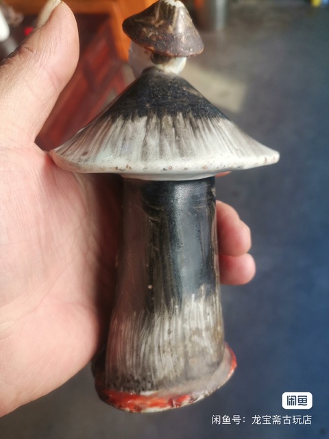 古玩陶瓷粉彩人物造像真品鑒賞圖