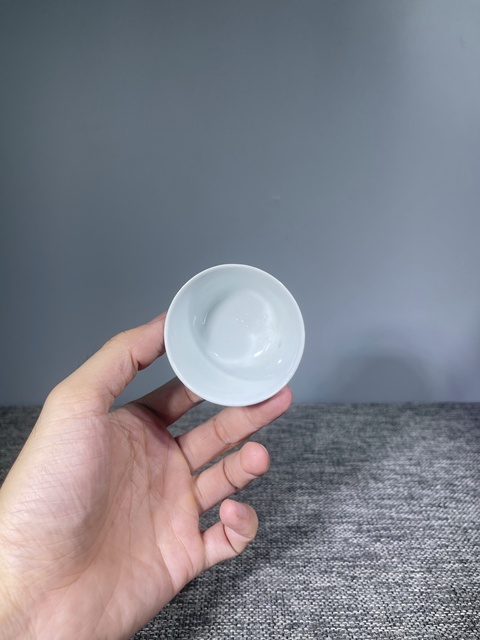 古玩陶瓷民國.釉下彩花卉紋杯拍賣，當前價格0元