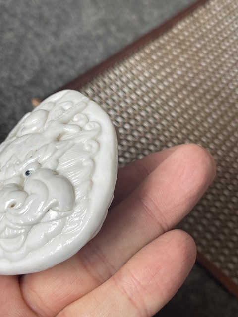 古玩陶瓷德化白瓷牌子真品鑒賞圖