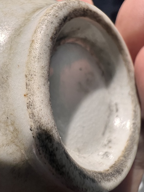 古玩陶瓷哥釉蒜頭瓶真品鑒賞圖