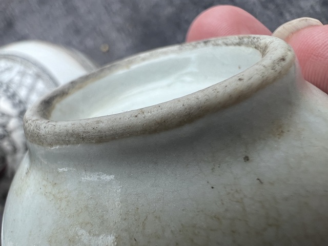 古玩陶瓷哥釉蒜頭瓶真品鑒賞圖