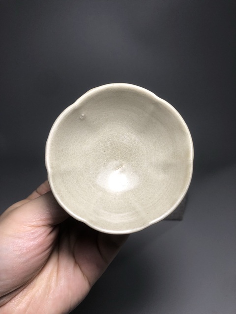 古玩陶瓷宋代影青花口盞真品鑒賞圖
