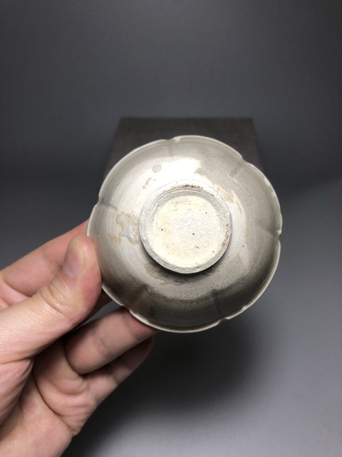 古玩陶瓷宋代影青花口盞真品鑒賞圖