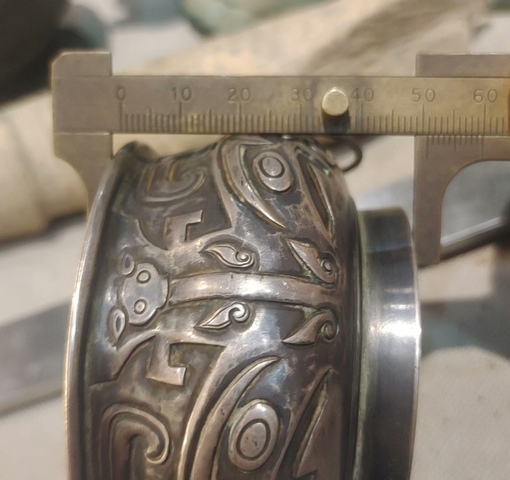 古玩銅器銀爐真品鑒賞圖