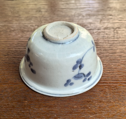 古玩陶瓷明天啟花卉紋青花杯拍賣,當前價格2000元