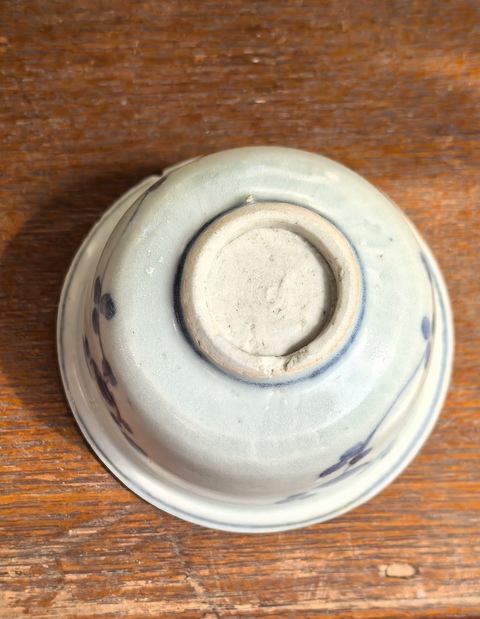 古玩陶瓷明天啟花卉紋青花杯拍賣,當前價格2000元