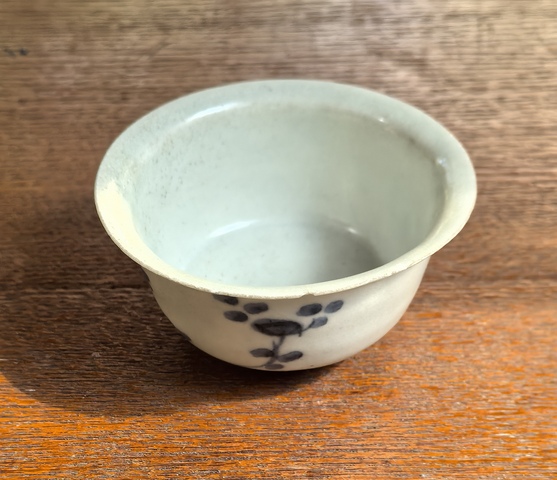 古玩陶瓷明天啟花卉紋青花杯拍賣,當前價格2000元