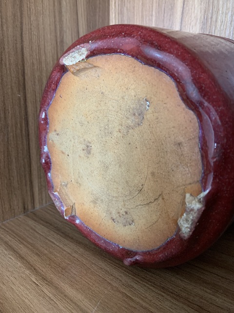 古玩陶瓷窯變紅釉三足筒式香爐拍賣,當前價格12900元