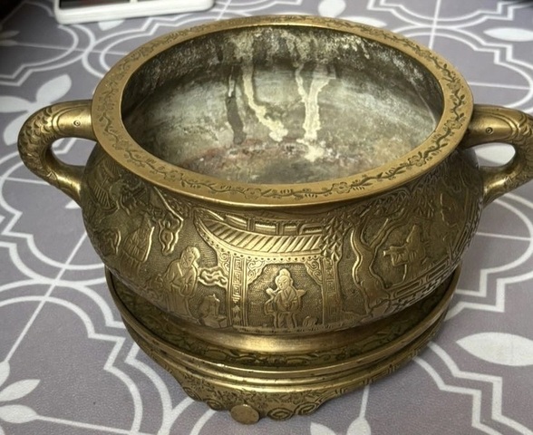 古玩銅器爐子真品鑒賞圖